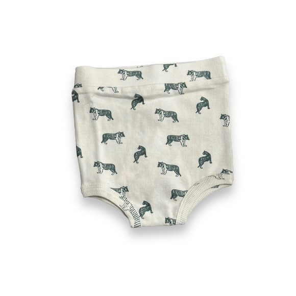 kate quinn Other - NWT Kate Quinn White Ribbed Green Tiger Print Retro Bloomer